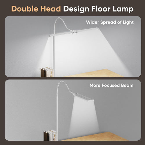 Vrimnowit Floor Lamp-White